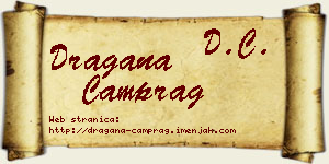 Dragana Čamprag vizit kartica